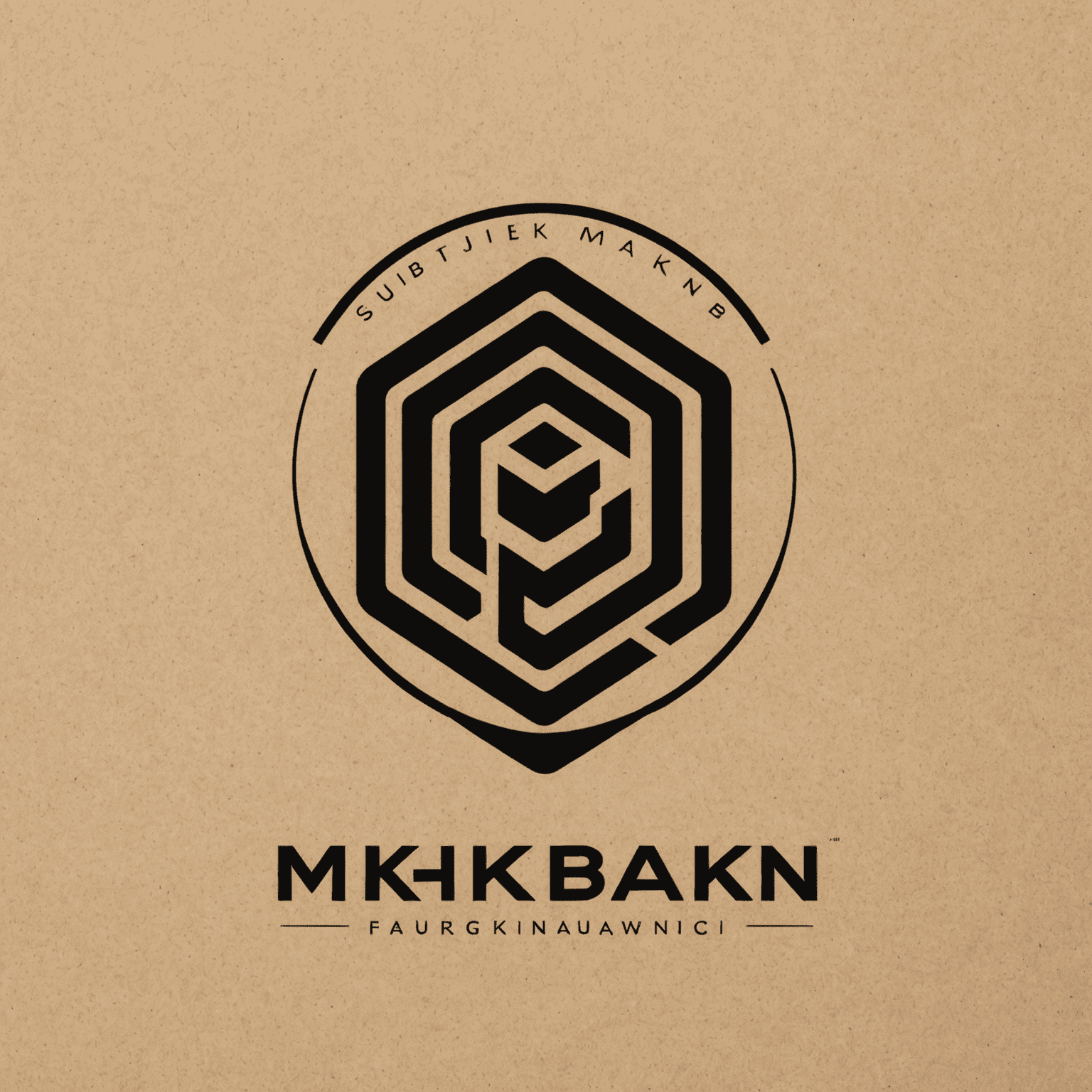 mkhbakn logo - A sleek, modern design incorporating elements of networking and growth