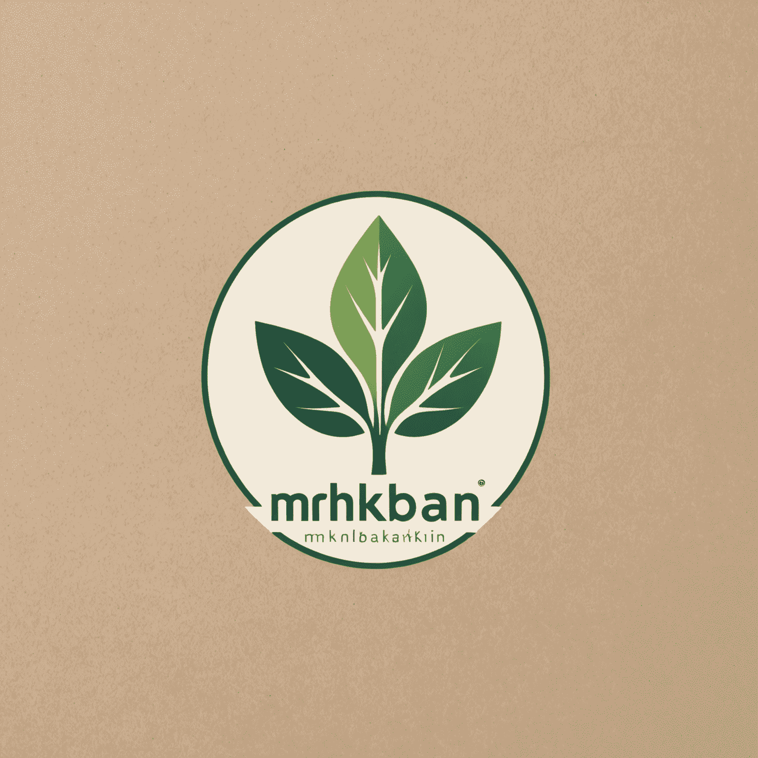 mkhbakn logo - A sleek, modern design incorporating elements of networking and growth