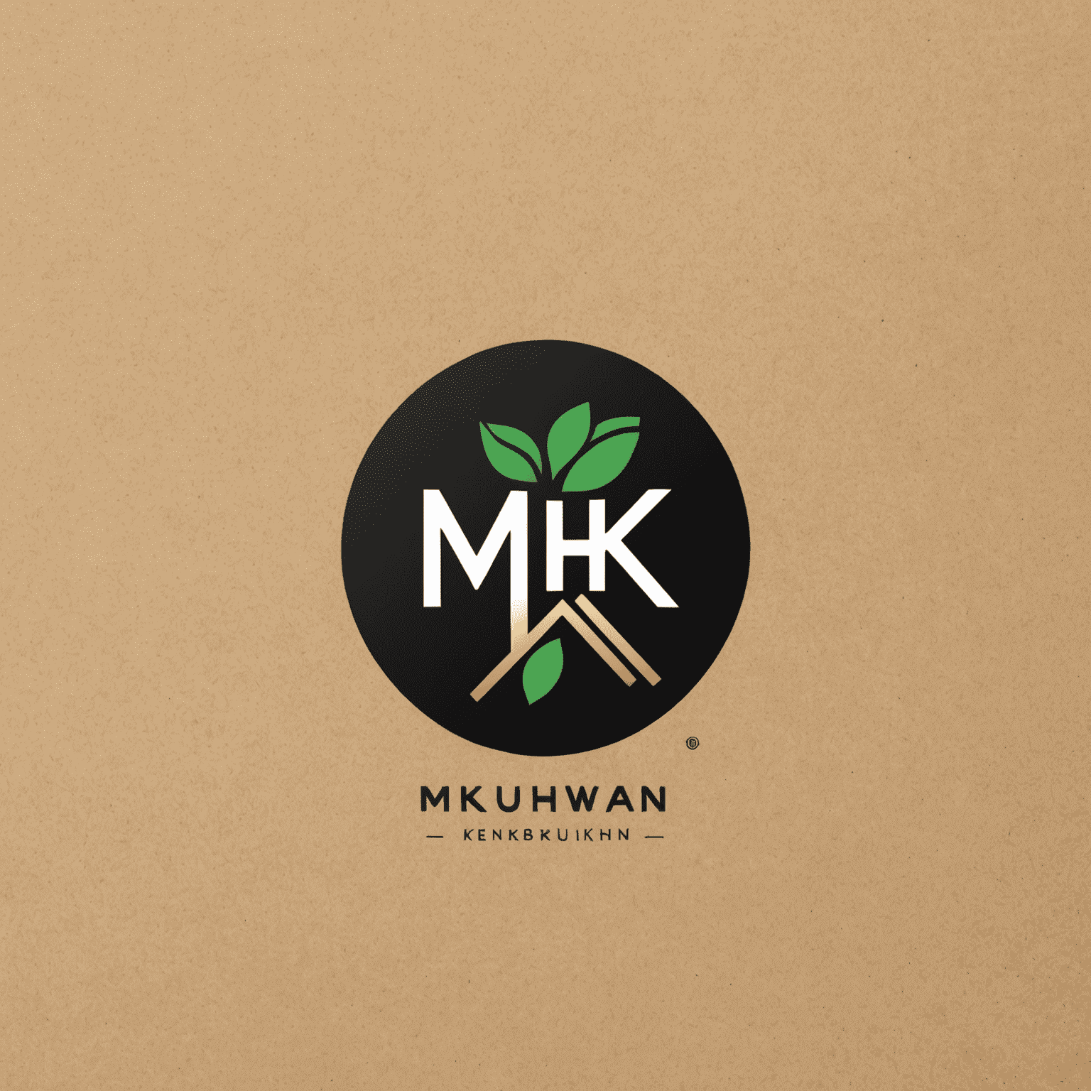 mkhbakn logo - A sleek, modern design incorporating elements of networking and growth